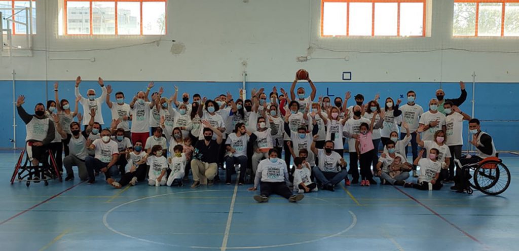 Participants of the Olympiad for Inclusion held in Madrid.