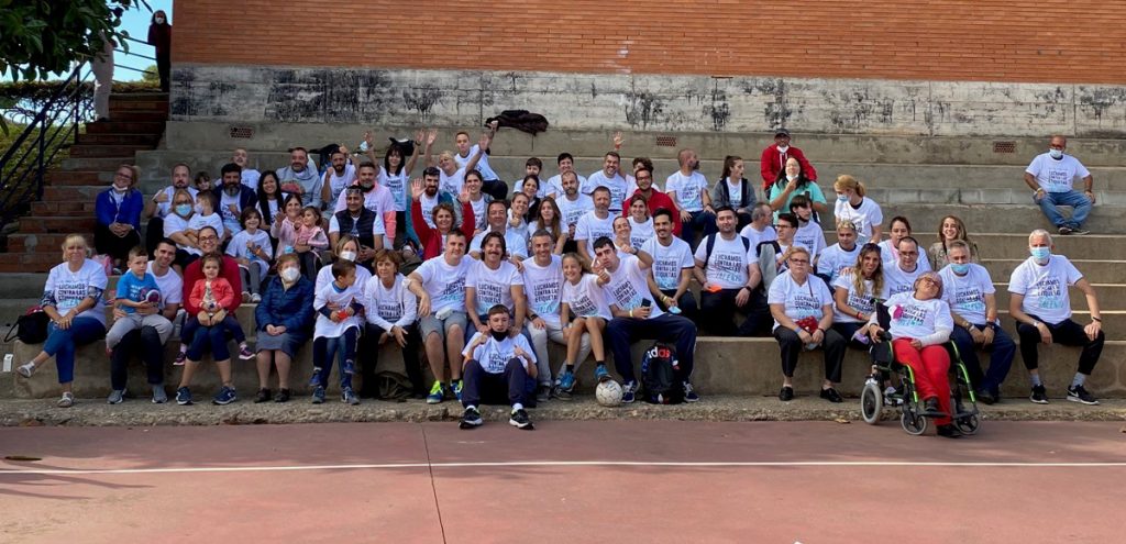 Participants of the Olympiad for Inclusion held in Sevilla.