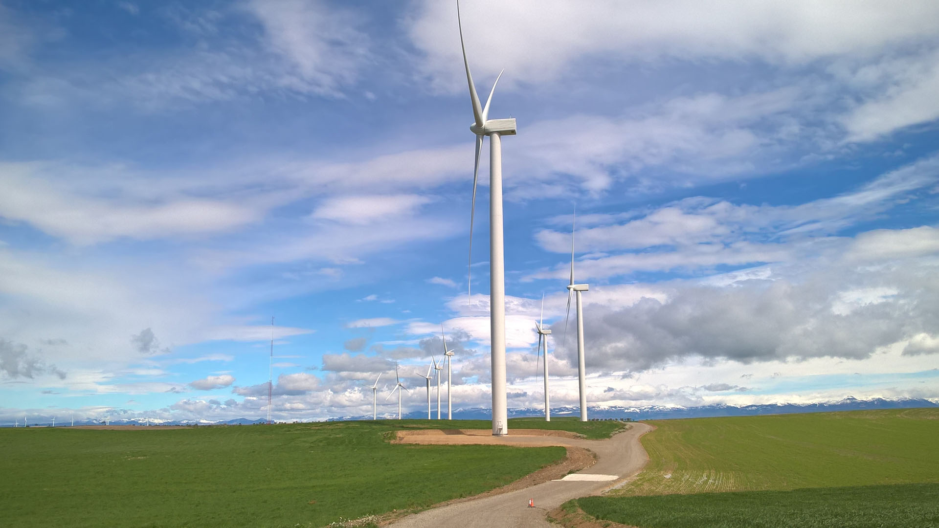 Parque eólico Valiente (Huesca).
