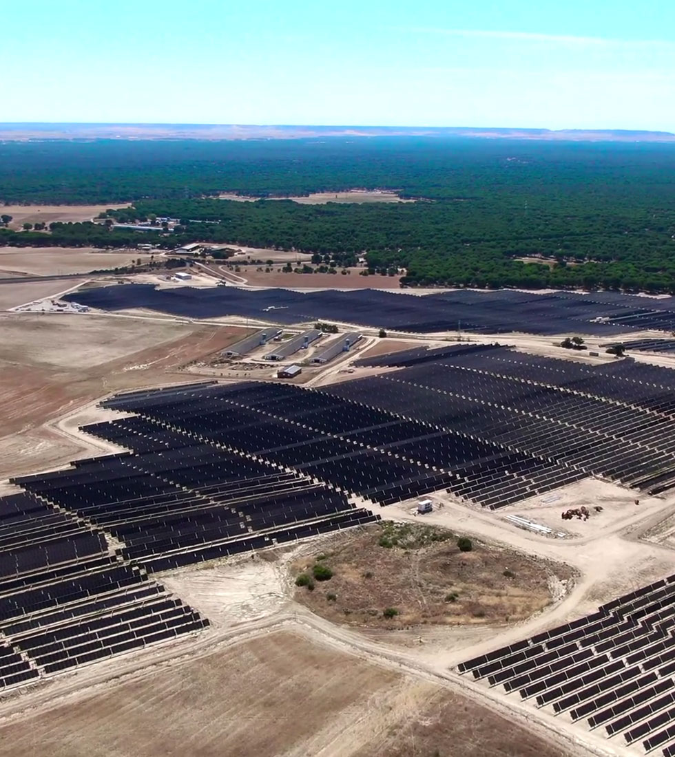 Planta fotovoltaica Zaratán y Arroyadas, Valladolid. España.