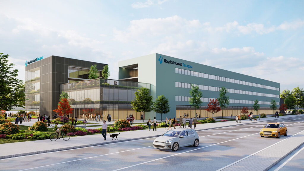 Infografía. Hospital Viamed. Tarragona (España)