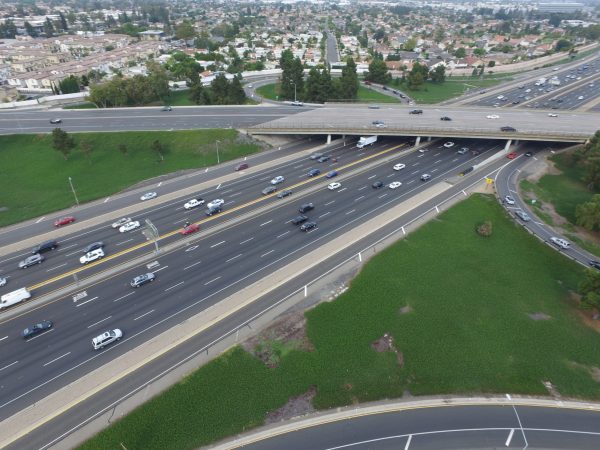 OHL. Vista aérea I-405. EEUU