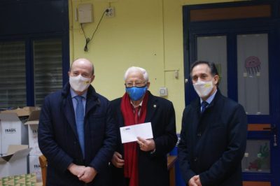 Jose Antonio Fernández Gallar, el Padre Ángel y Jose Antonio de Cachavera