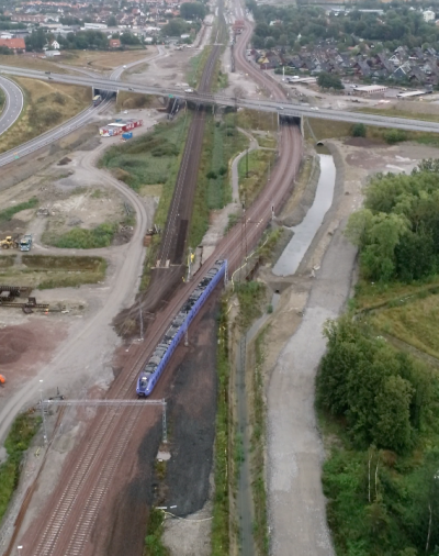 OHL suma un nuevo hito constructivo en el proyecto Lund-Arlöv de Suecia